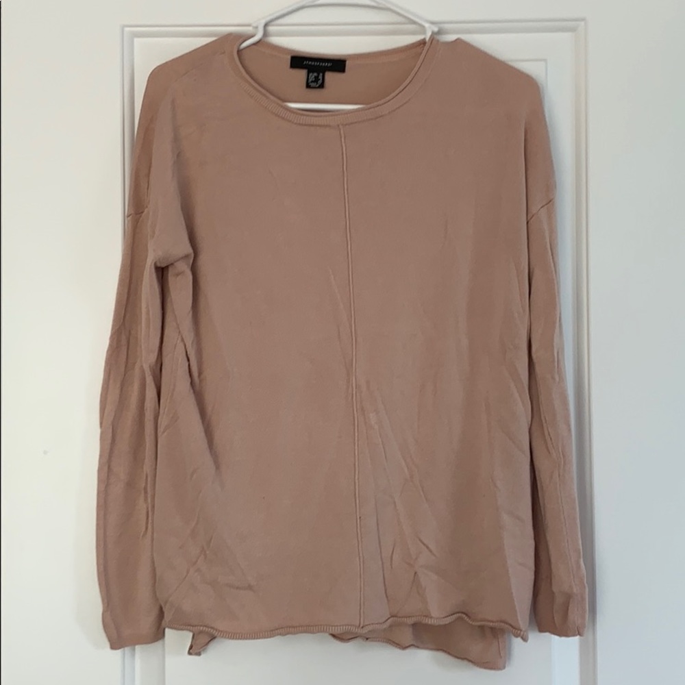 Peachy cream long sleeve shirt